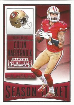 Colin Kaepernick San Francisco 49ers 2015 Panini Contenders NFL #16
